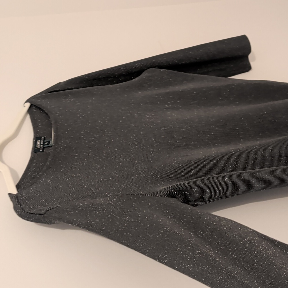 Ralph Lauren Charcoal Sparkle Top - XL
